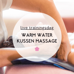 Warm waterkussen massage training