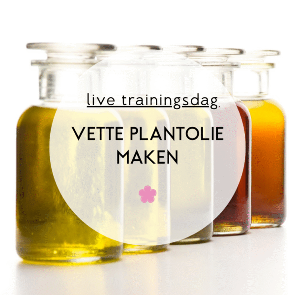 training vette plantolie maken